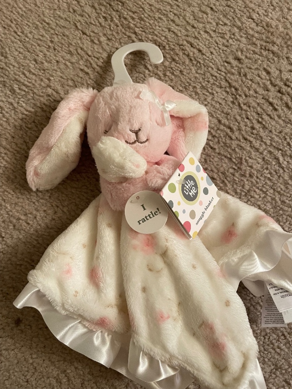 Little Me snuggle blanket